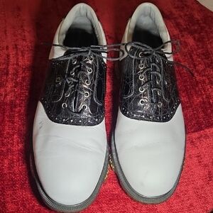 FootJoy Men's Golf Shoes - Black and White